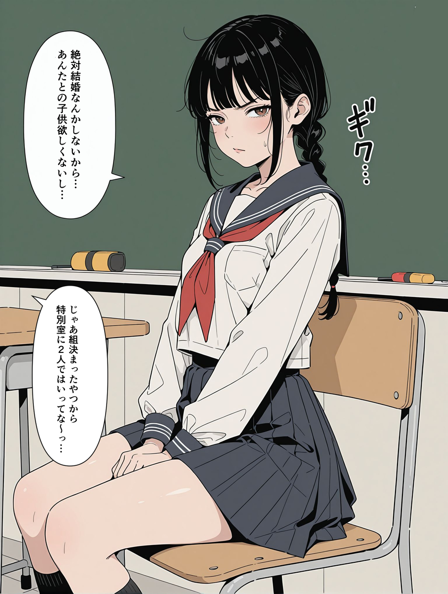 【エロマンガ】勉強のために性の実習を行う女の子達に興奮が収まらない！
