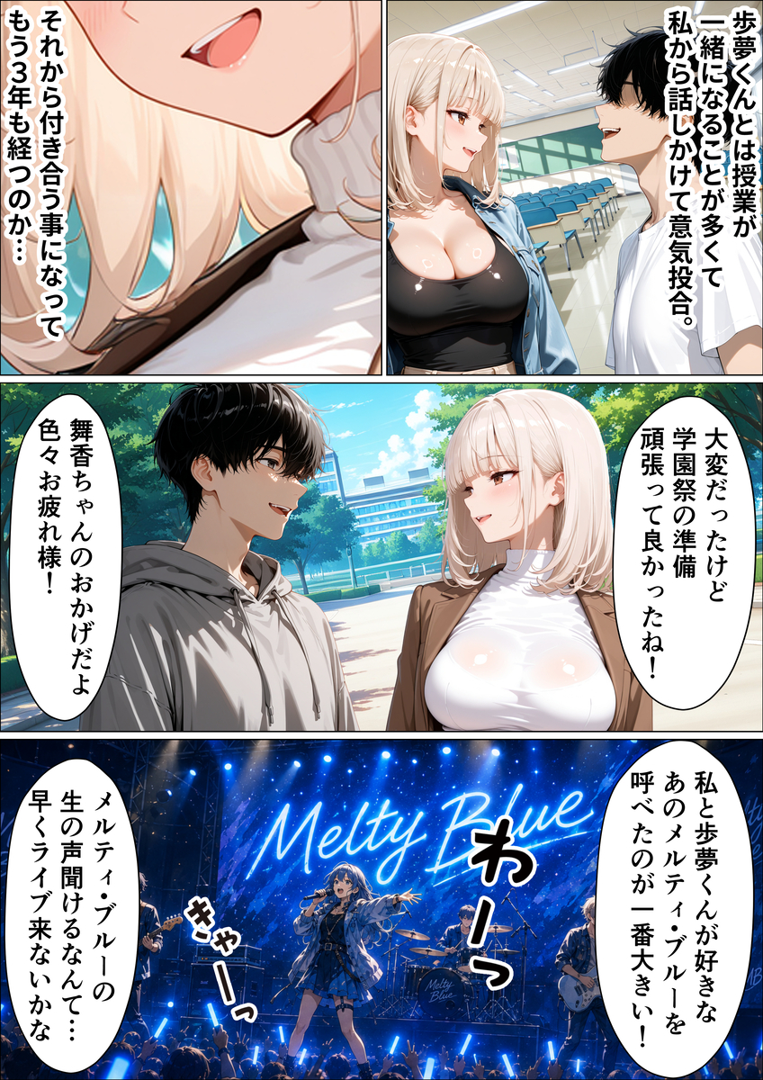 【えろまんが】彼氏との初夜を望んでた女の子がヤバい男達に拉致られて…