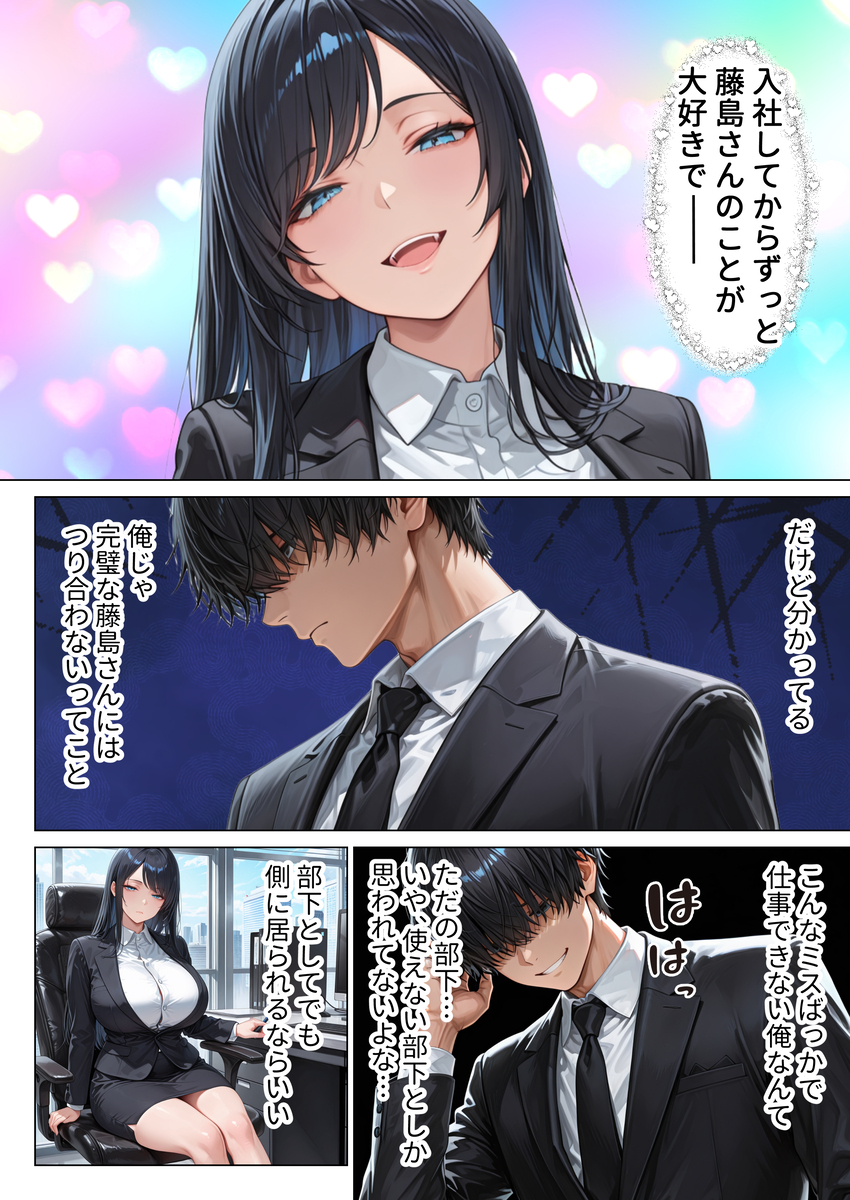 【えろまんが】気になる女上司とセフレ関係からのイチャラブな流れがシコリティーなエロ漫画です！