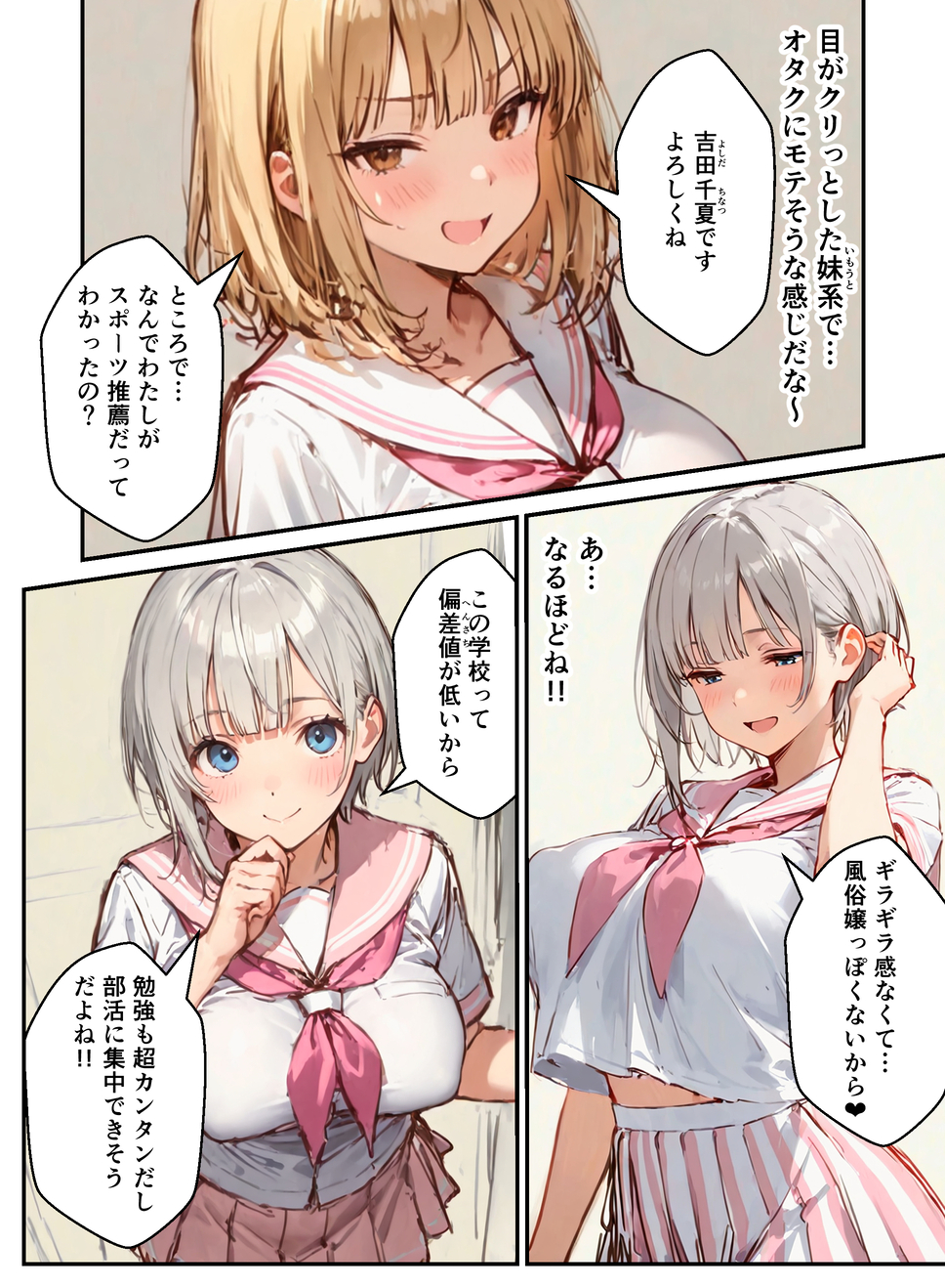 【エロ漫画】部活女子達が種付けセックスしてる姿がヤバ過ぎるwww