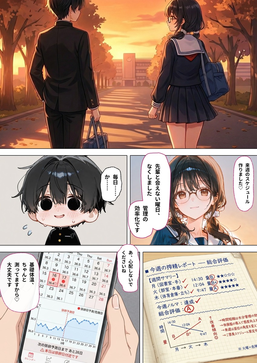【えろまんが】思春期男女が性欲我慢してからの大解放セックスがエチエチすぎるwww