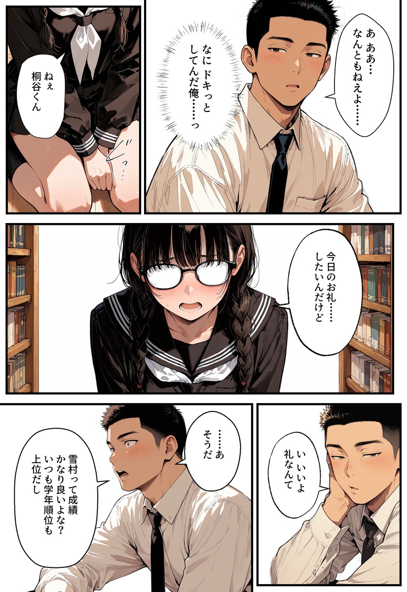【えろまんが】地味で目立たないクラスメイトの正体がまさかの新人女優で…そんな女の子に誘われてエッチなことに…