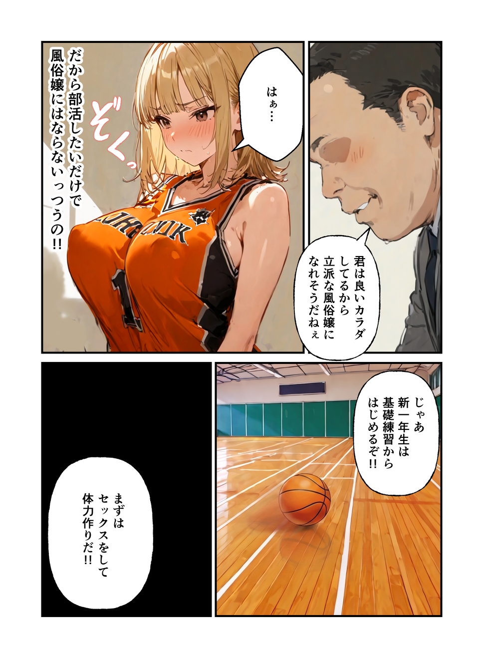 【エロ漫画】部活女子達が種付けセックスしてる姿がヤバ過ぎるwww
