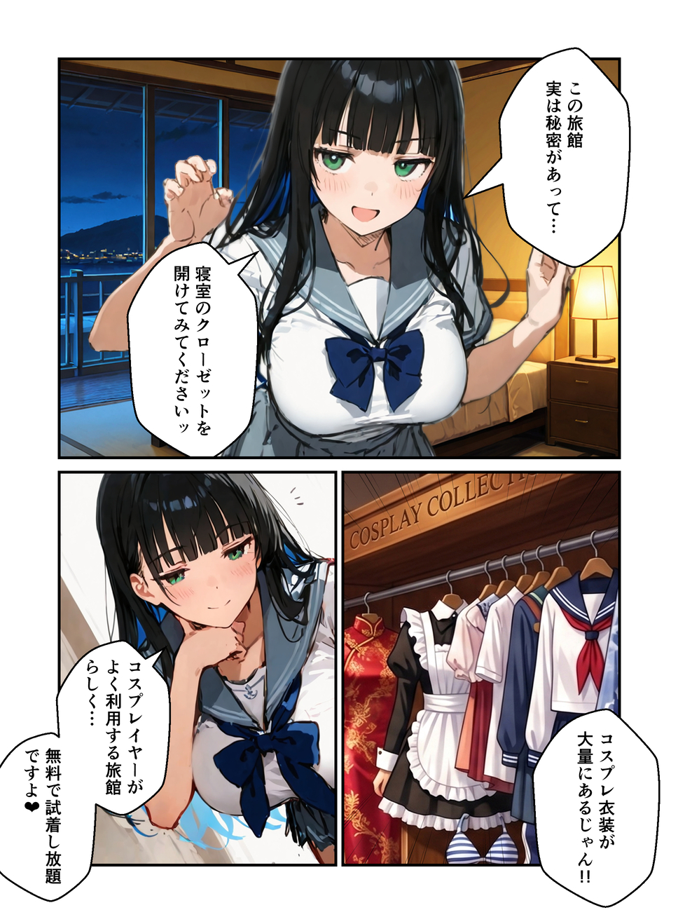 【エロマンガ】修学旅行でこんなハーレムセックス楽しめるって最高だなwww