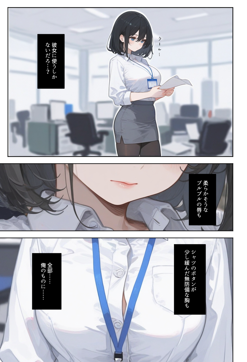 【えろまんが】職場で人気の女の子をワカラセルにはこの作戦しかないなwww